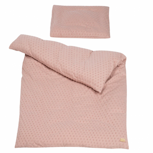 Kinderbettset aus Bio-Baumwolle Rosa