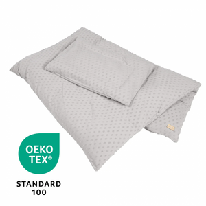 Kinderbettset aus Bio-Baumwolle, Grau - 6