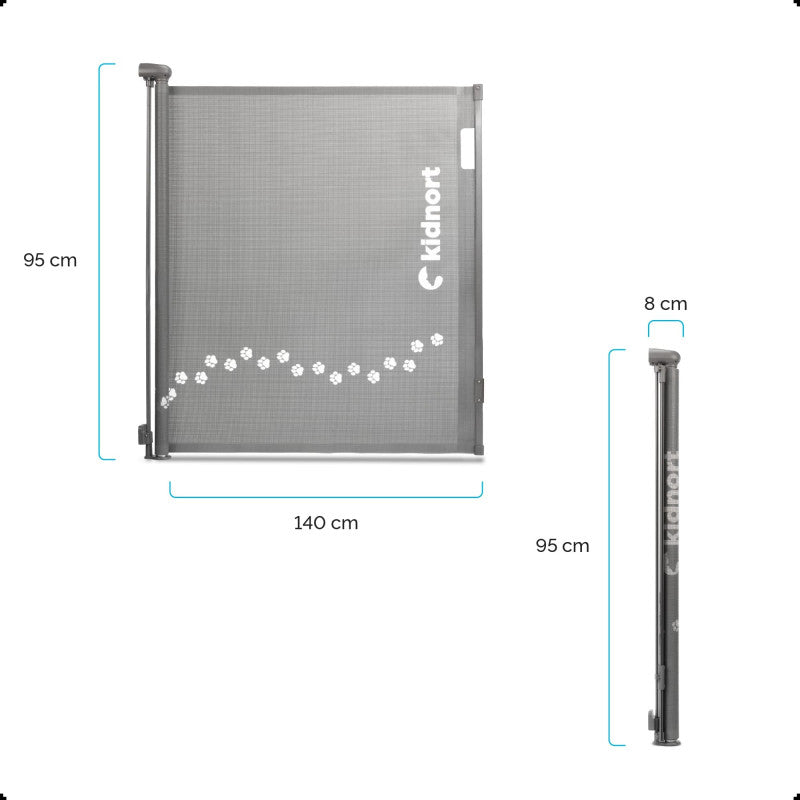 Cancelletto di sicurezza regolabile Sakerhet Dark Grey - 7