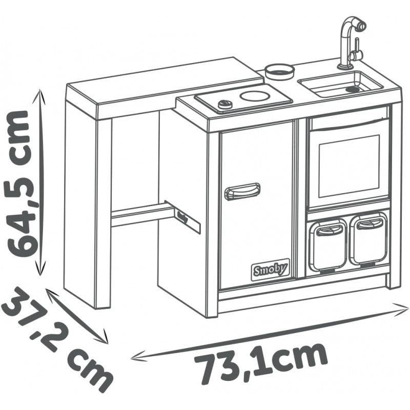 Smoby – Kücheninsel – Modernes Design - 4
