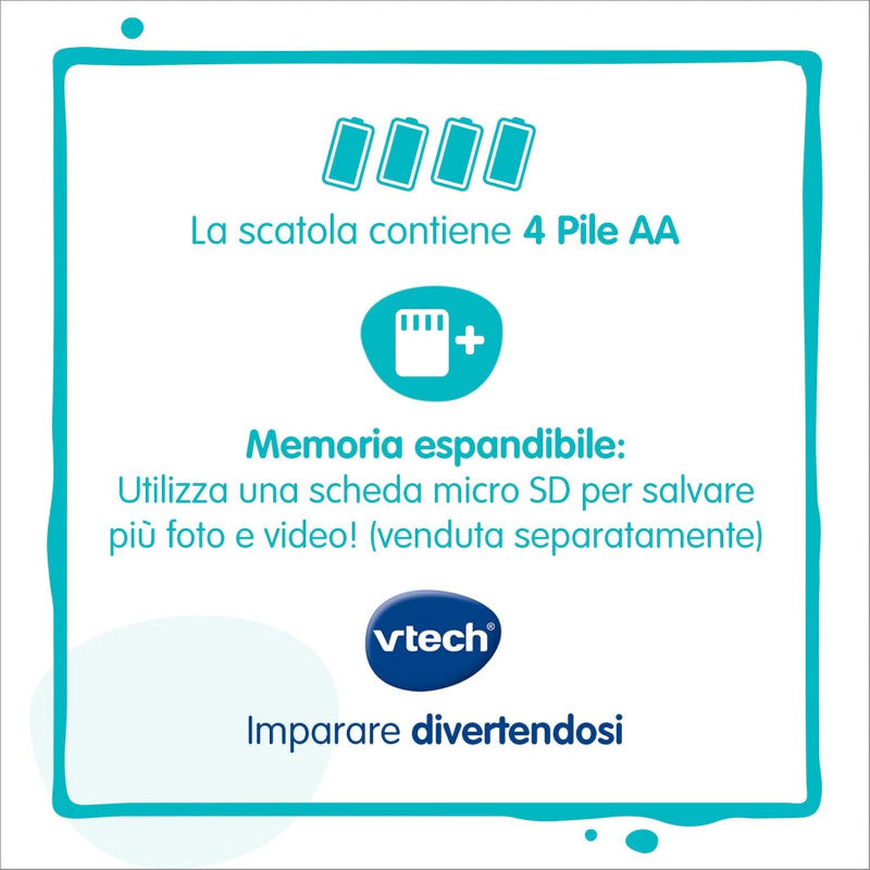 Macchina Fotografica per Bambini con +75 Filtri Blu - 3