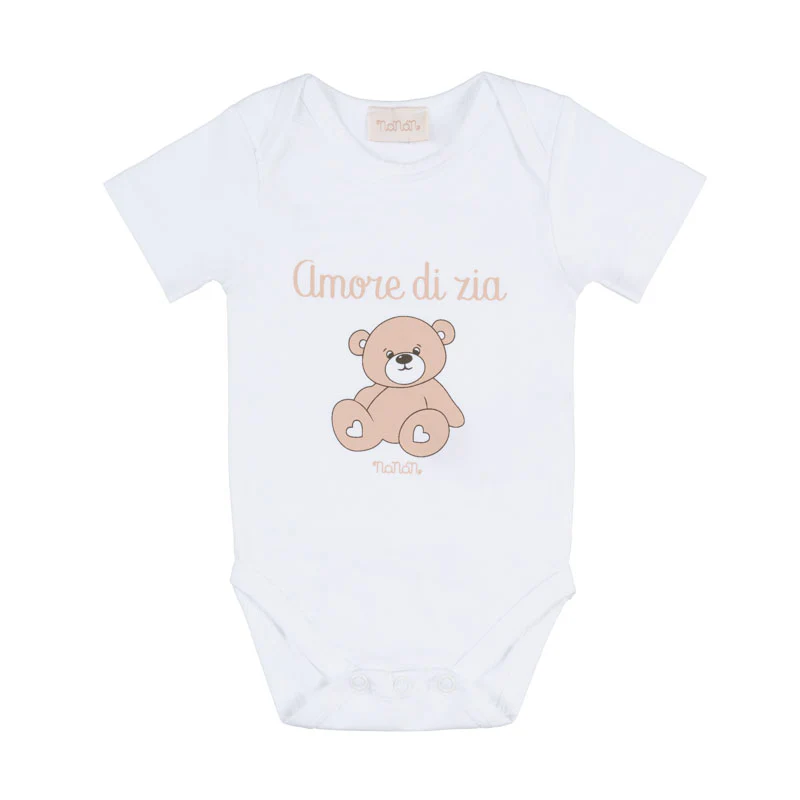 Body Nanan bianco c/scritta “Amore di zia” 1 Mese