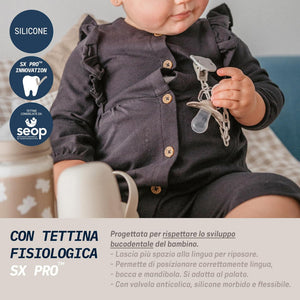 Succhietto 0/6 M Tettina SIL SX Promt (2 PZ) Suavinex Verde - 5