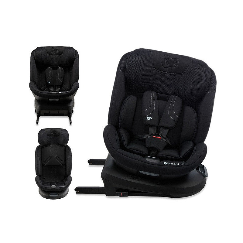 Seggiolino Auto Girevole 360° XPEDITION Kinderkraft Black - 4