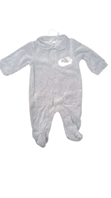 Tutina in ciniglia Nanan Orsetto grey