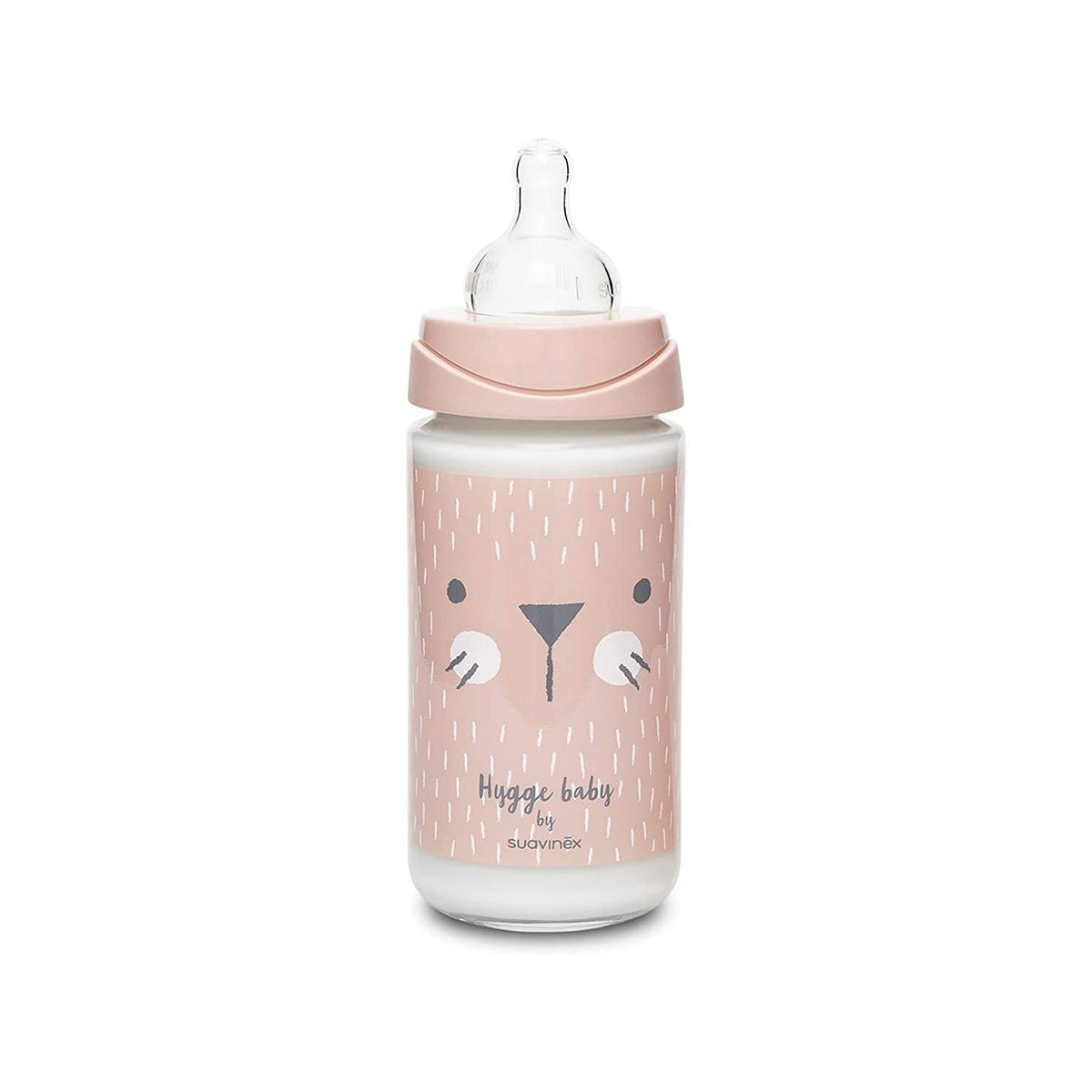 Biberon Hygge Baby Coniglio Pois Rosa - 3 Posizioni 240 ml