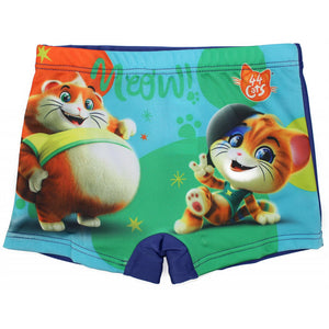 44 Blaue Katzen Boxer Kostüm - 5/6 Jahre