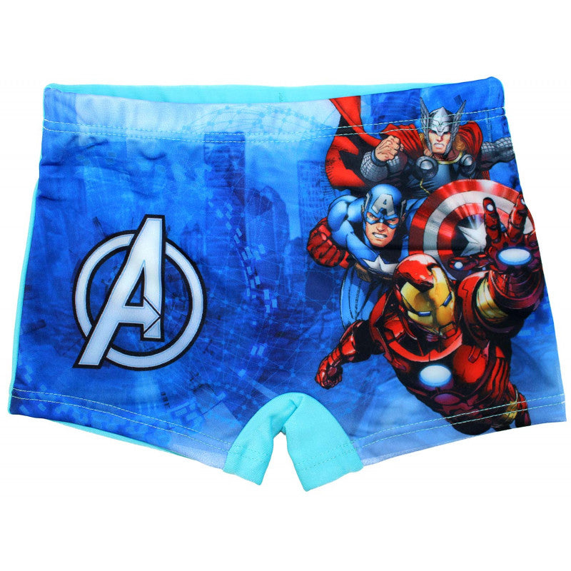 Costume Boxer Avengers Azzurro - 3/4 Anni - 2