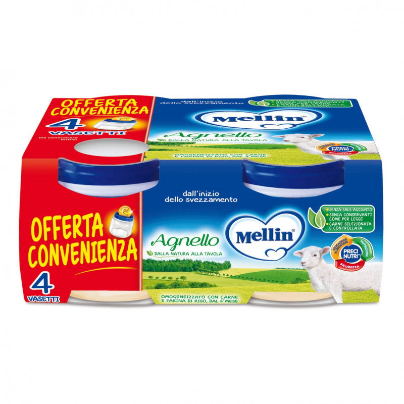 Homogenisiertes Mellin-Lammfleisch - 4 x 80 g