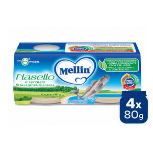 Omogeneizzato Nasello Mellin - 4 x 80 g