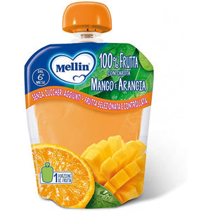 Snack 100 % Mellin-Frucht - Mango und Orange