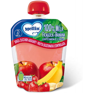 Snack 100 % Mellin-Frucht - Erdbeere und Banane