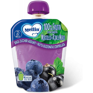 Snack 100 % Mellin-Frucht - Heidelbeere und Johannisbeere