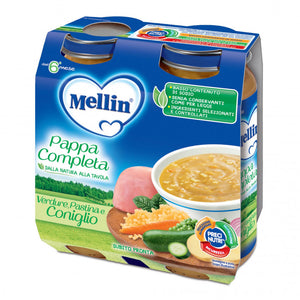 Pappa Complete Mellin - Gemüse, Pastina und Kaninchen