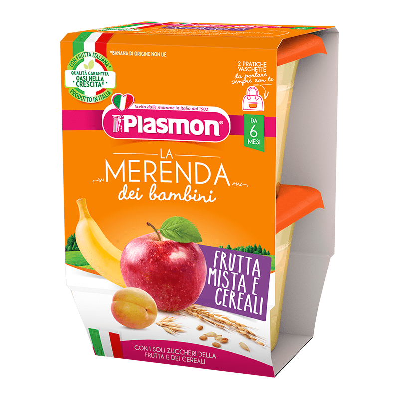 Plasmon Kindersnack - Gemischtes Obst und Müsli