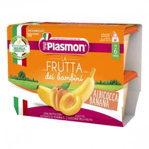 Fruchtplasmon für Kinder - Aprikose und Banane