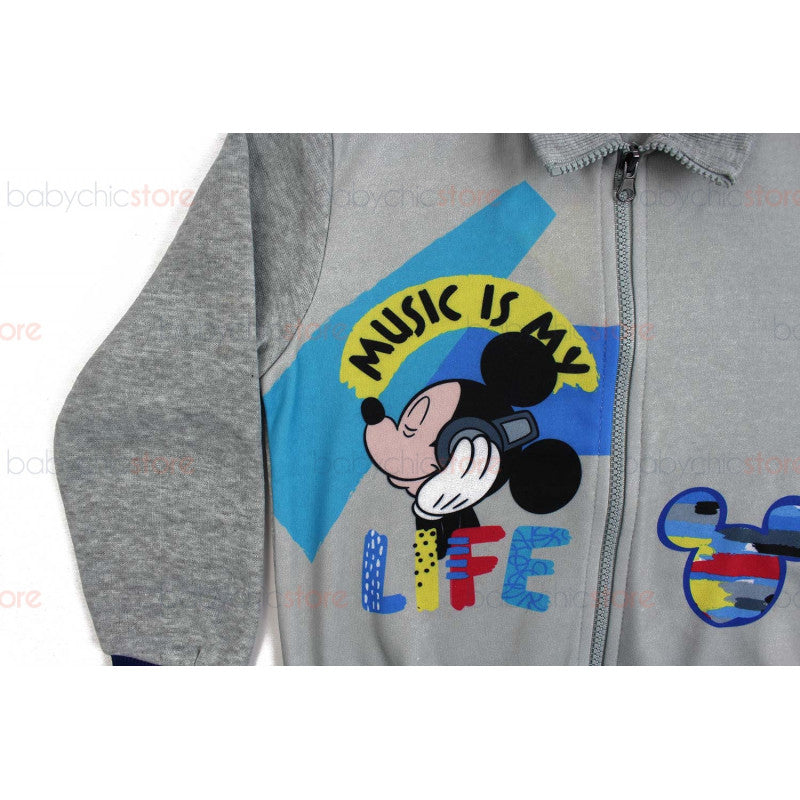 Jogging Set Mickey Mouse - Grigio/Blu - 7 Anni - 6