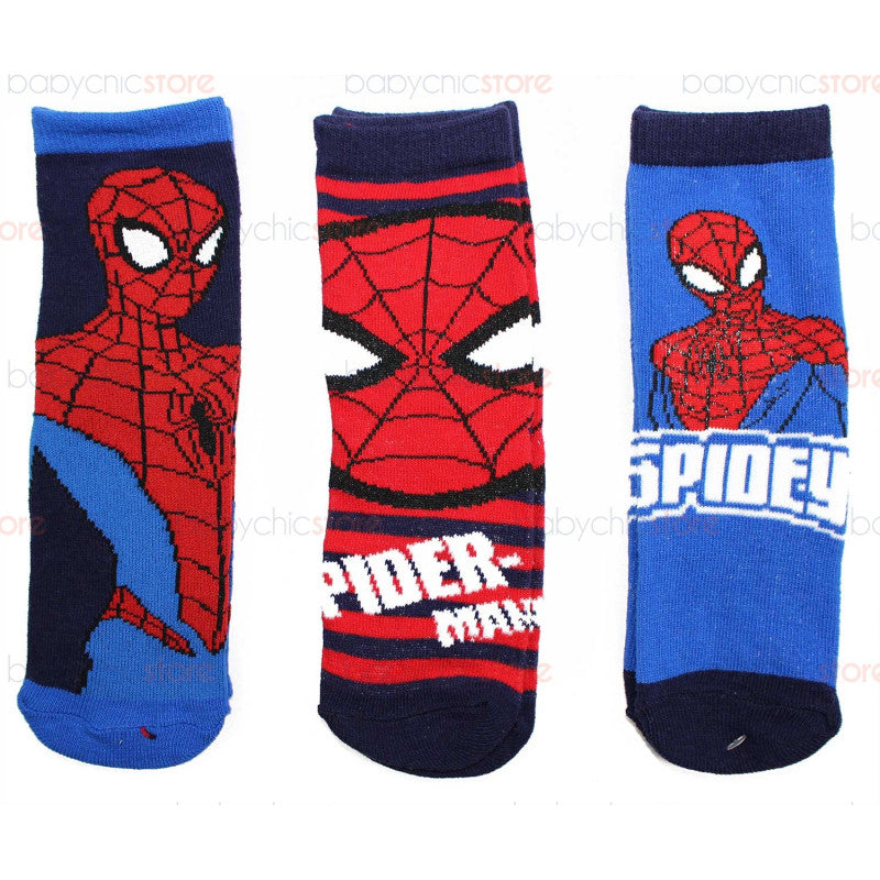 Set 3 Paia di Calzini Spiderman - 23/26 - 2