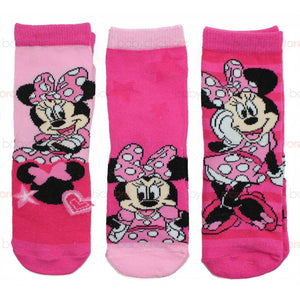 3 Paar Minnie-Socken 23-26