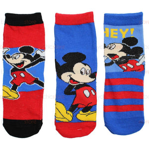 3 Paar Mickey Mouse-Socken 27-30