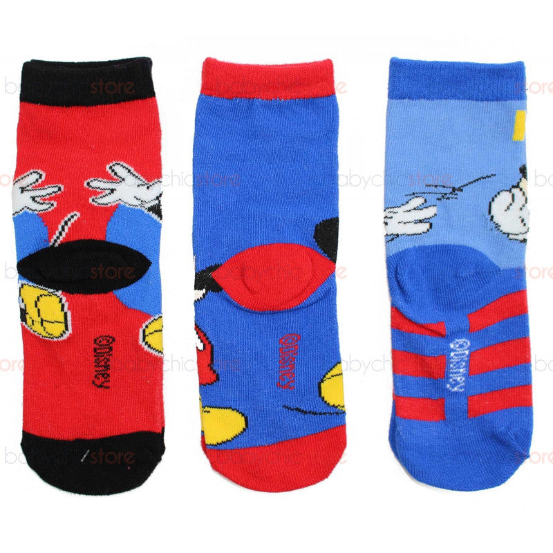 Set 3 Paia di Calzini Mickey Mouse - 31/34 - 2