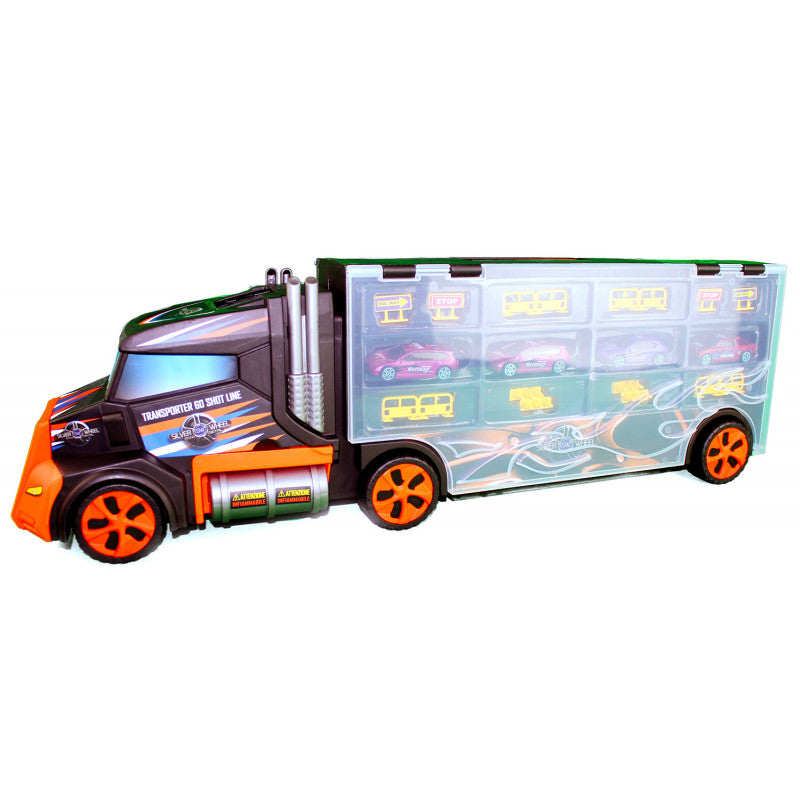 Transporter 60 Truck - Mit 4 Spielzeugautos