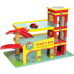 Autorennbahnen Le Toy Van Dinos Red