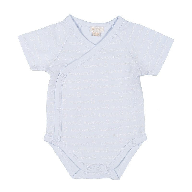 Body Kurzarm Nanan Hellblau 0-3 Monate