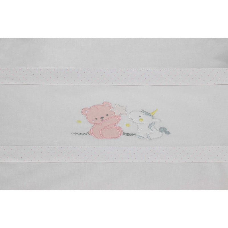 Einhorn-Bettlaken-Set - Rosa - 4