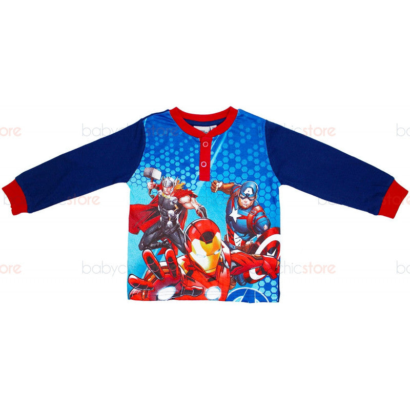 Pigiama Primavera/Estate Avengers Rosso - 6 Anni - 2