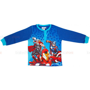 Pigiama Primavera/Estate Avengers Blu - 2