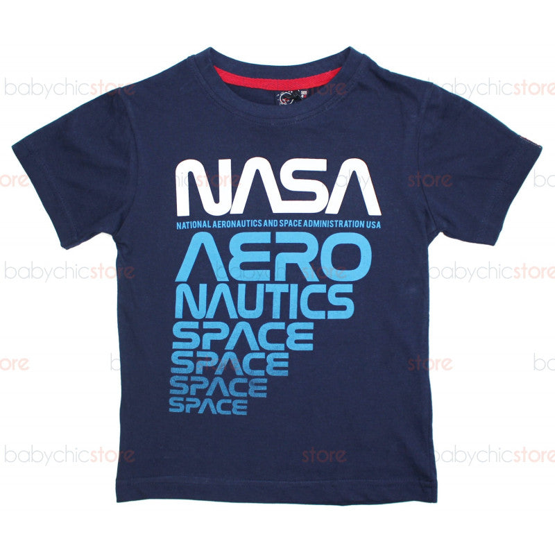 NASA-T-Shirt - Blau