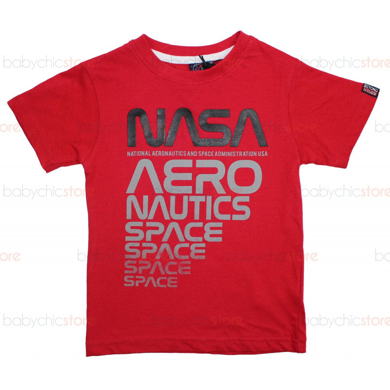 NASA-T-Shirt - Rot