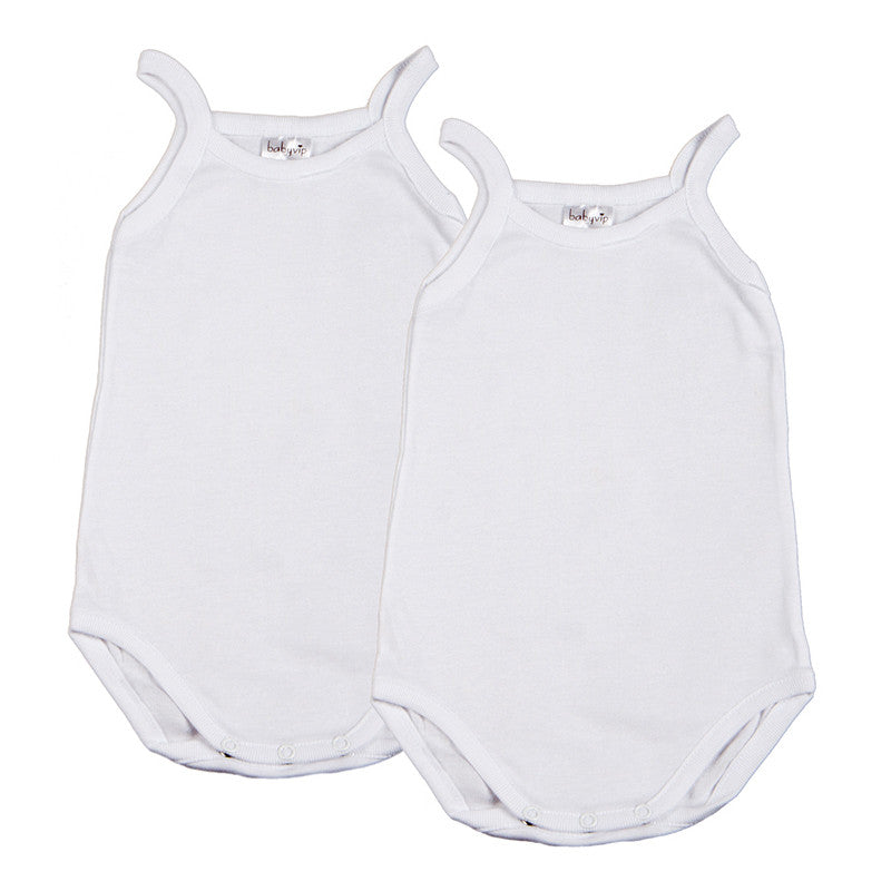 Set 2 Body Neonato con Spalla Stretta - 0 Mesi