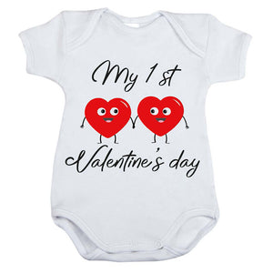 Body Neonato My 1st Valentine's Day - 12/18 Mesi