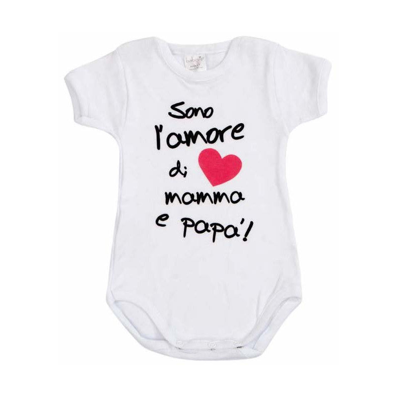 Baby Body Ich bin die Liebe von Mama und Papa - 12 Monate