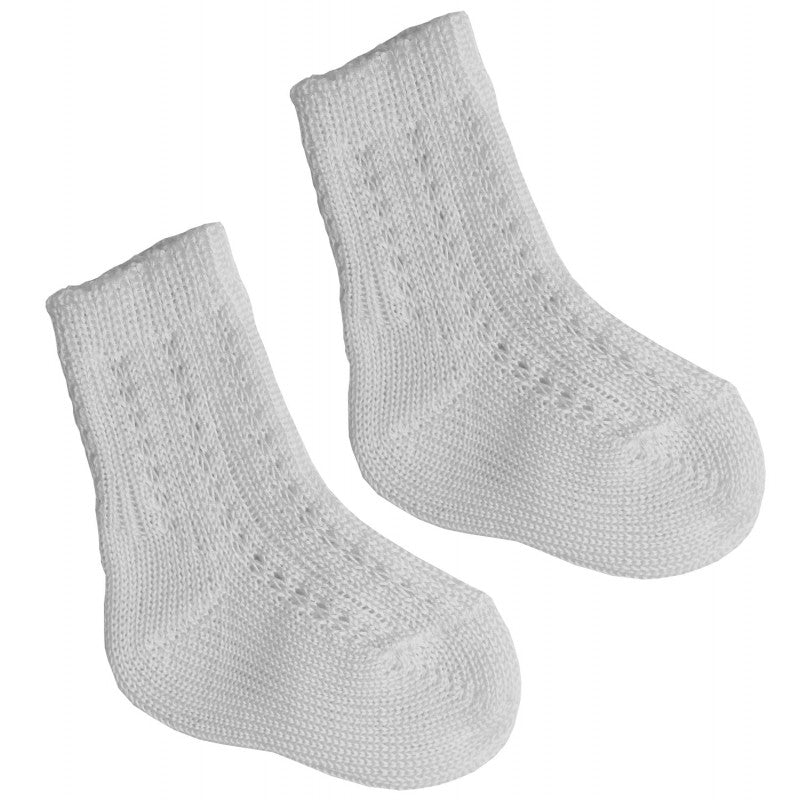 Calzino Corto in Cotone Bianco - 13 - 16
