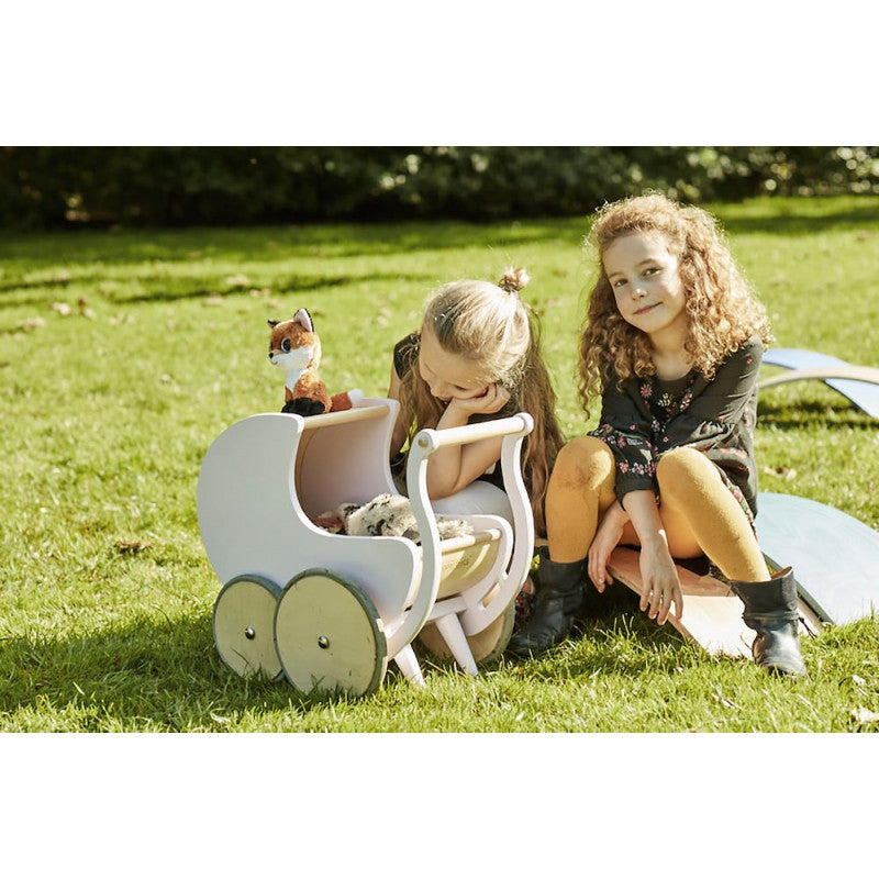 Puppenwagen Kinderfeets Pram e Walker White - 4