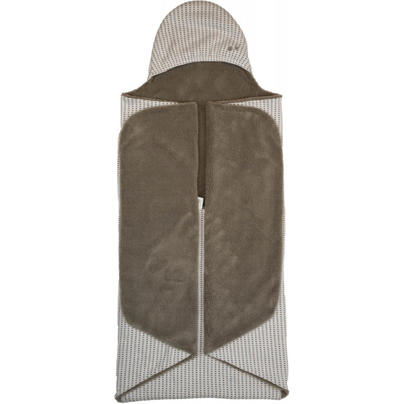 Baby Sleeping Bag Snoozebaby Wrap Blanket - Warm Brown