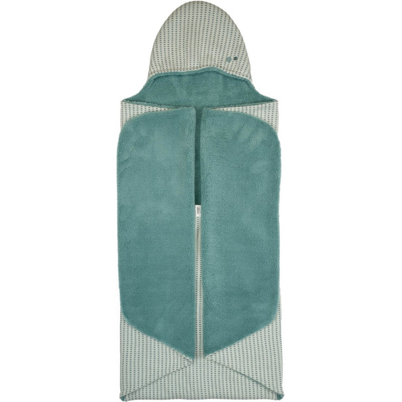 Sacchetto Nanna Snoozebaby Wrap Blanket - Smokey Green