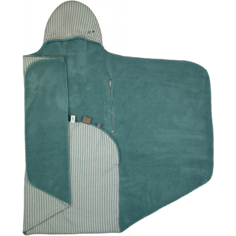 Sacchetto Nanna Snoozebaby Wrap Blanket - Smokey Green - 2