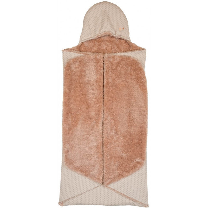 Sacchetto Nanna Snoozebaby Wrap Blanket - Milky Rust