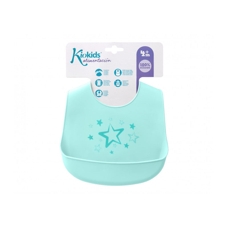 Kiokids - Silikon-Lätzchen - Hellblau - 4