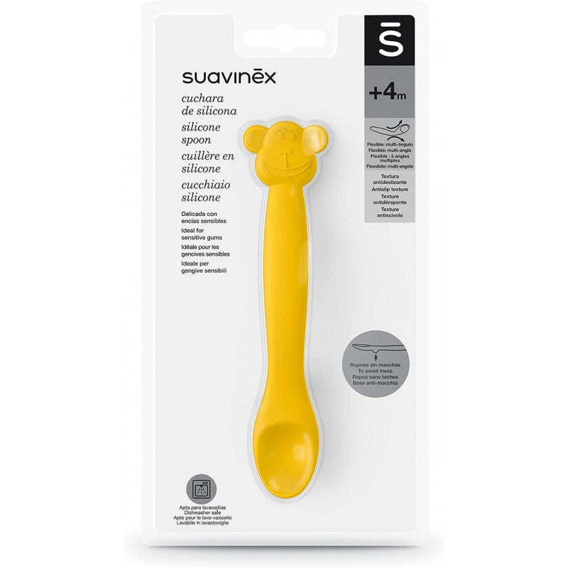 Silikonlöffel für Babys +4 Monate - Gelb - 3