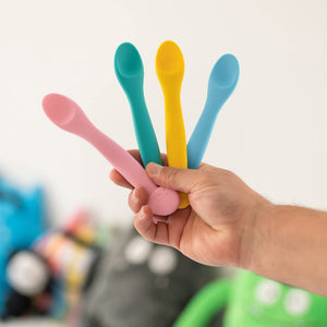Silikonlöffel für Babys +4 Monate - Gelb - 8