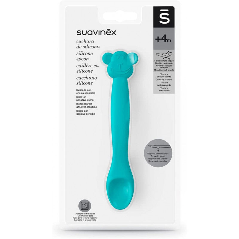 Silikonlöffel für Babys +4 Monate - Grün - 3
