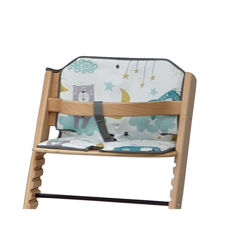 Kissen für Hochstuhl aus Holz
