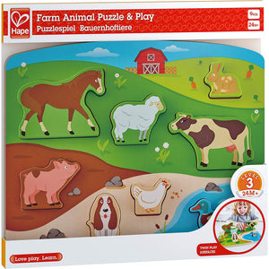 Hape - Farm doppelseitiges Puzzle - 2