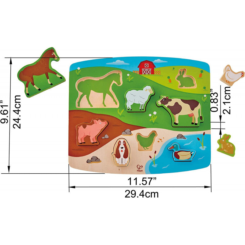 Hape - Farm doppelseitiges Puzzle - 4