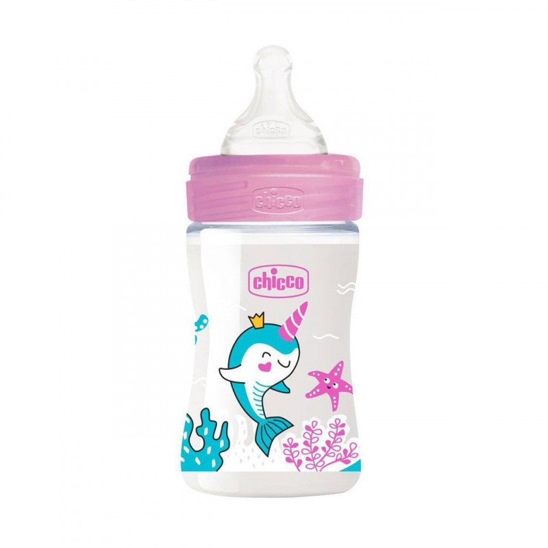 Biberon Benessere Flusso Lento In Plastica Rosa - 7